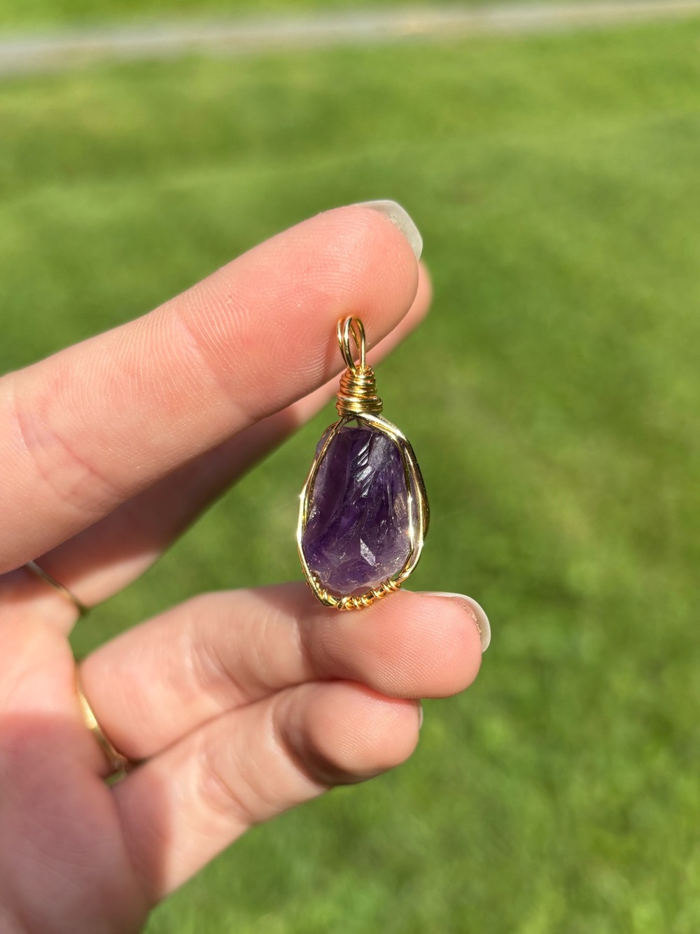 Amethyst pendant